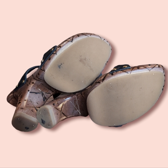 Y2K Pelle Moda wooden heels - Picture 3 of 3